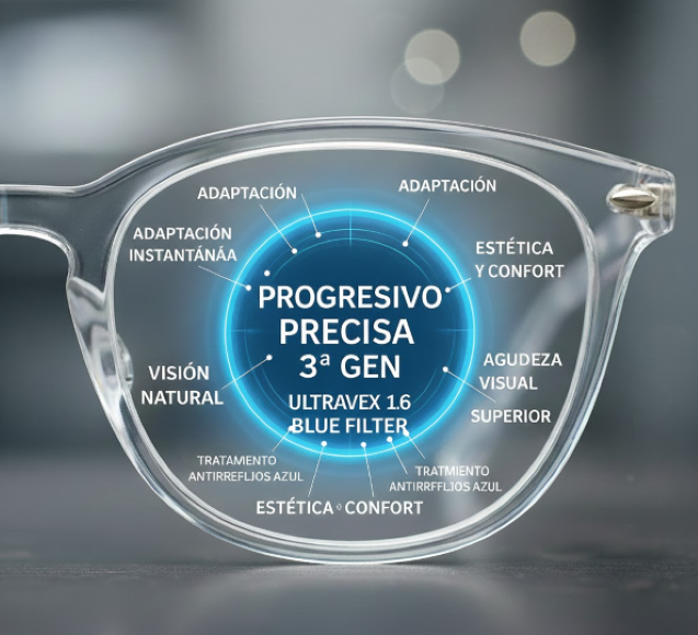 Progresivo Precisa, Ultravex 1.6 Blue Filter